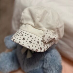 Justice Hat with Silver Accents and Bow